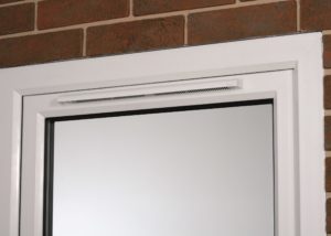 Trickle vent in window frame