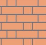 Solid wall brick pattern